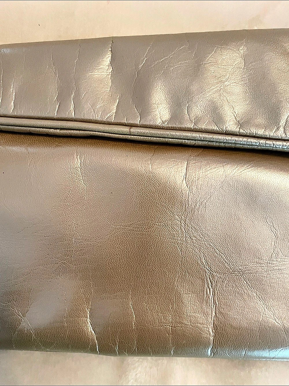 Metallic Gold Clutch - Picture 3 of 12